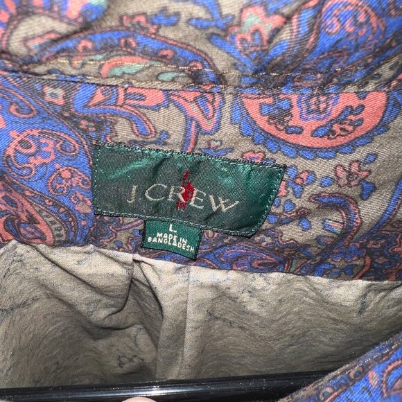 J. Crew Paisley Western Shirt - Picture 2 of 4